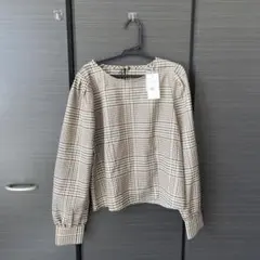 エムズエキサイト チェックブラウス（新品未使用）