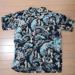 ALLEN & HANSON アロハシャツ Mサイズ 古着　アメカジ