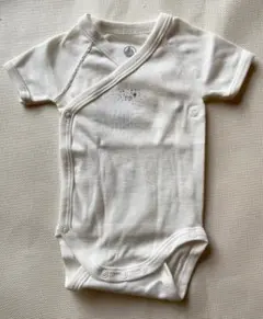 プチバトー・エコテックス認証の安全肌着★半袖ロンパース・54cm★未使用