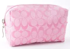 COACH コーチ ポーチ キャンバス ピンク レディース 女性