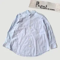 2026年最新】PAPAS カラー：ブルー系 メンズ 半袖シャツ その他の人気
