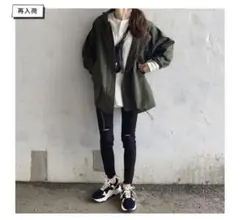 フード付き　モッズコート