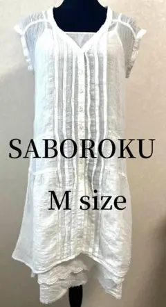 SABOROKU ノースリーブワンピース M 24A168のサムネイル