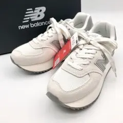ニューバランス WL574ZJP 厚底 スニーカー ホワイト 25cm 未使用