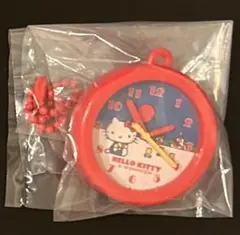サンリオキャラクターズ レトロ壁掛け時計風クリップキーホルダー ハローキティ