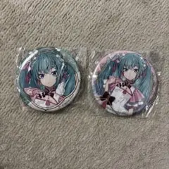 VOCALOID 初音ミク ピアプロ ビビット缶バッジ
