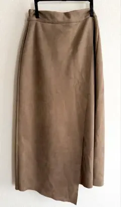 Chez toi シェトワ ロング スカート スエード タイト 冬服 最終値下げ