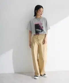 新品！ダブルウエストパンツ ELENCARE DUE Green Parks