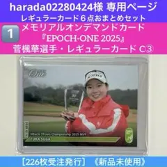 harada02280424様専用『EPOCH-ONE2025』６点お纏めセット