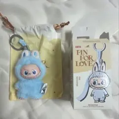 POPMART ラブブ イニシャル K pin for love