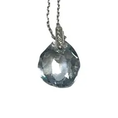 Swarovski スワロフスキー ネックレス ジルコニア ストーン ブルー