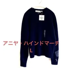 【新品】ユニクロ アニヤ・ハインドマーチ カシミヤクルーネックセーター