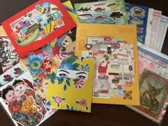 C)おすそ分けファイル　コラージュ素材　紙もの　コラージュ素材