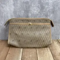 E-5 【希少・名作】Christian Dior クラッチバッグ ハニカム柄