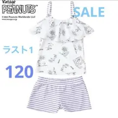 ロキシー　スヌーピー　水着　UVカット　吸汗速乾機能 120cm