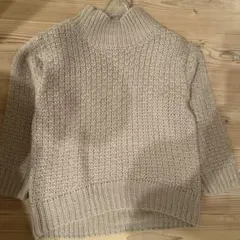 タートルネック グレー