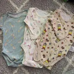 ベビーロンパース肌着 3点セット