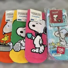 PEANUTS スヌーピー ソックス 5足 セット