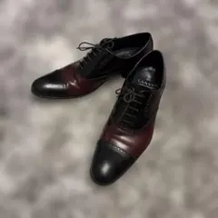 LANVIN ドレスシューズ 黒/ワインレッド　ランバン　ビジネスシューズのサムネイル