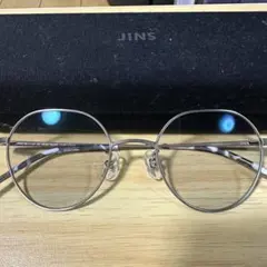 【ka-zu56様】専用】JINS シルバーラウンドメガネ　ジンズ