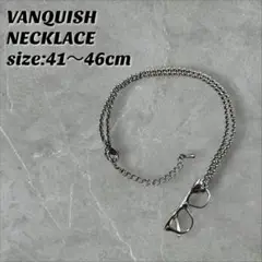 VANQUISH ヴァンキッシュ 眼鏡デザイン ネックレス 41〜46cm
