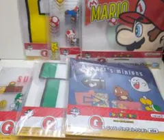 スーパーマリオ一番くじ　ジッパーバッグ　全6種類