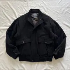 00’s vintage ウールブルゾン ブラック 短丈 アメカジ カジュアル