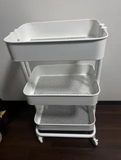 IKEA イケア　RASKOG ロースコグ　ワゴン　ホワイト