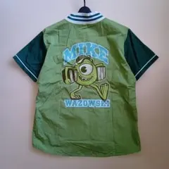 美品✨️　刺繍　スタジャン　ディズニー　モンスターズインク　MIKE半袖トップス