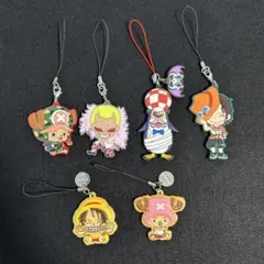 ワンピース ONE PIECE キーホルダーストラップ6つセット