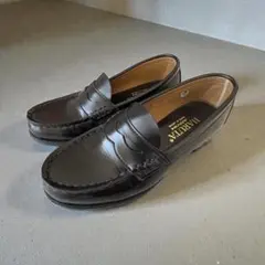 美品 ハルタ ローファー ARVIN 22cm 2Eブラック 黒 通学 冠婚葬祭