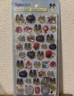 【正規品】ボンボンドロップシール　たまごっち　まめっち　ちょこぶろっくしーるつき