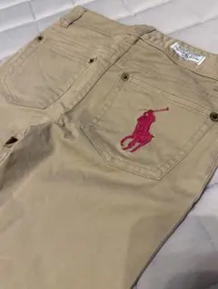 Ralph Lauren ベージュ ビッグポニー130 チノパン
