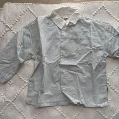 nrk ストライプ長袖シャツ M 韓国子供服