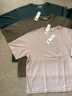 【新品】ユニクロU エアリズムコットン オーバーサイズ Tシャツ 3枚 4XL