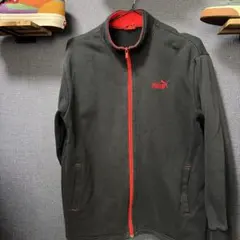 PUMA フルジップジャケット 160cm ブラック/レッド