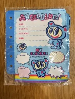 エンジェルブルー　プロフィール帳風ポーチ　ガチャガチャ