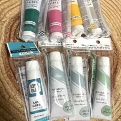 アクリル絵の具　8本セット