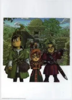 激レア】ドラゴンクエストⅦ ビジュアルアートポスター(プラ製) 鳥山明