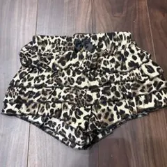 24時間以内発送 ヒョウ柄スカパン