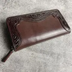 DAYSART　ラウンドファスナー 長財布　デイズアート サドルレザー