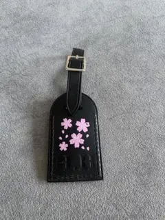 桜柄 ネームタグ ラゲッジタグ イニシャル H.H入り　ルイヴィトン　LV 桜柄 ネームタグ ラゲッジタグ イニシャル H.H入り ルイヴィトン LV
