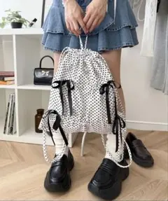 ドットデザインナップサック
