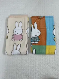 ミッフィー70周年記念 フェイスタオル2枚セット