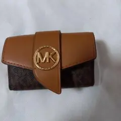 MICHAEL KORS レザーキーケース ブラウン