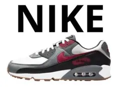 即発送！Nike Air Max 90 ホワイト/グレー/バーガンディ 26.5