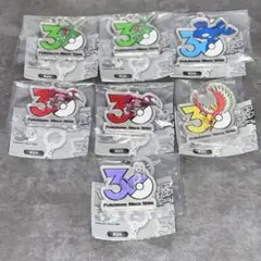 ポケモン　30周年 メタルチャームマスコット　レックウザ　ホウオウ　ミュウツー