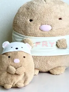 すみっコぐらし　とんかつ　ぬいぐるみ　しろくま　XL　サンエックス