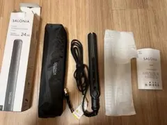 【美品】SALONIA ヘアストレートアイロン 24mm