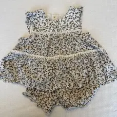 【SLAP SLIP】セットアップ、ティアード、花柄、サイズ70-80